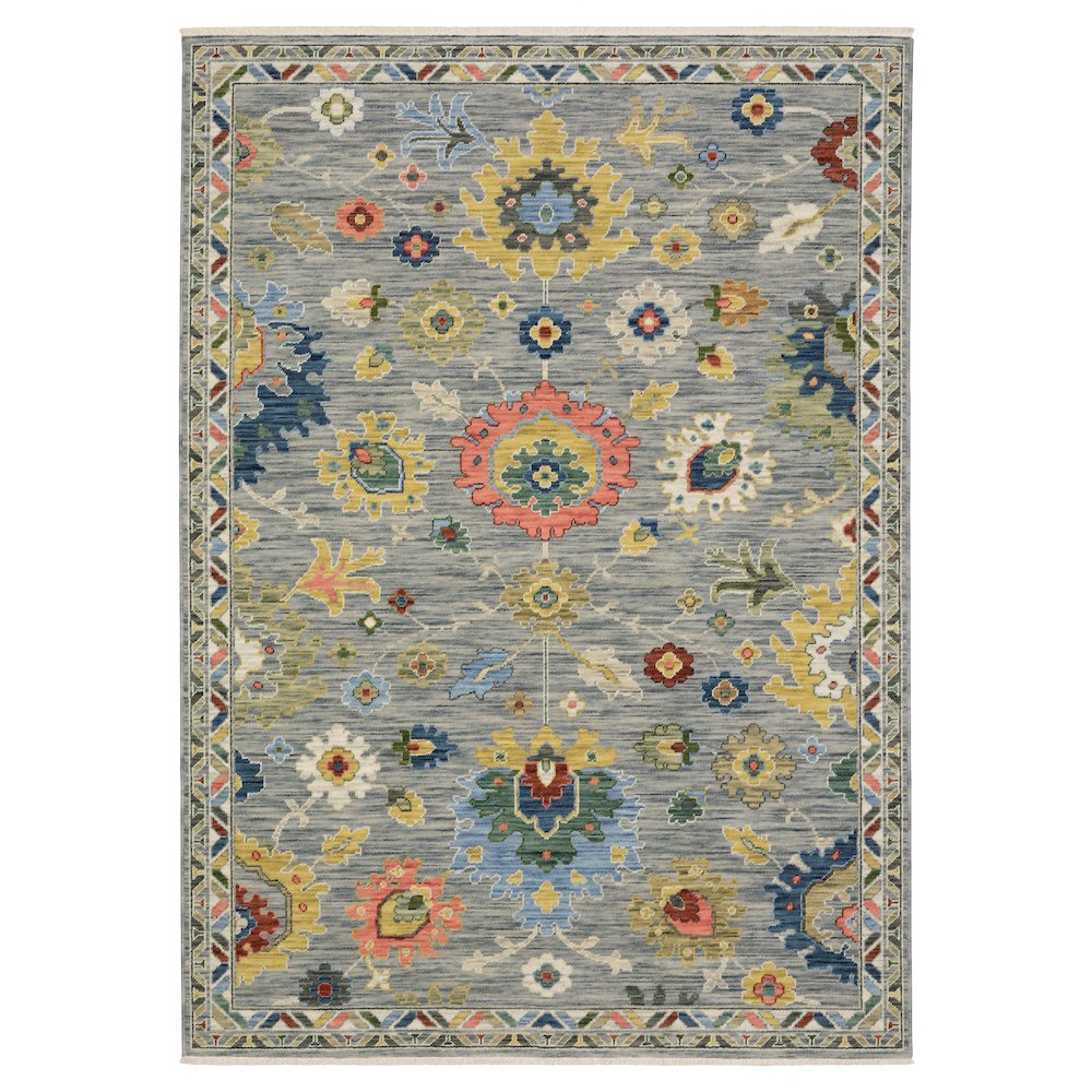 Scatter Traditional Rug Made of Wool/Nylon, Grey color