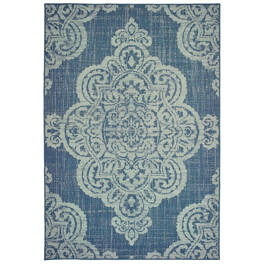 MARINA Navy 1' 9 X  3' 9 Area Rug