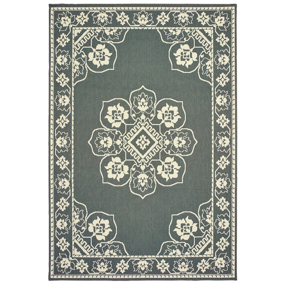 MARINA Grey 1' 9 X  3' 9 Area Rug