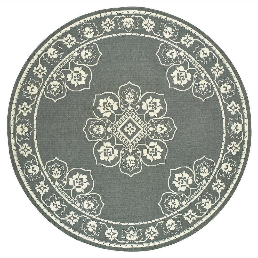 MARINA Grey 7'10 Area Rug