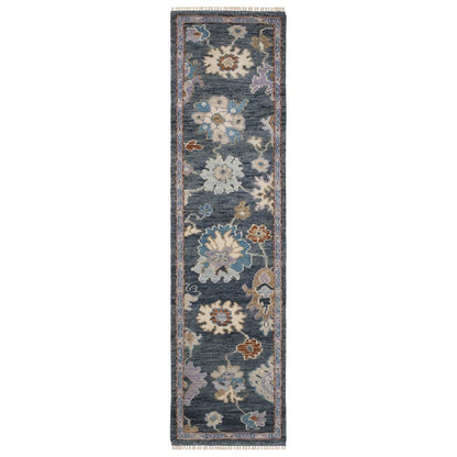Majorca MAJ07 Blue/ Multi Indoor Area Rug - 2'6" x 10'