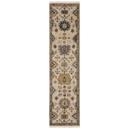 Majorca MAJ08 Ivory/ Multi Indoor Area Rug - 2'6" x 10'