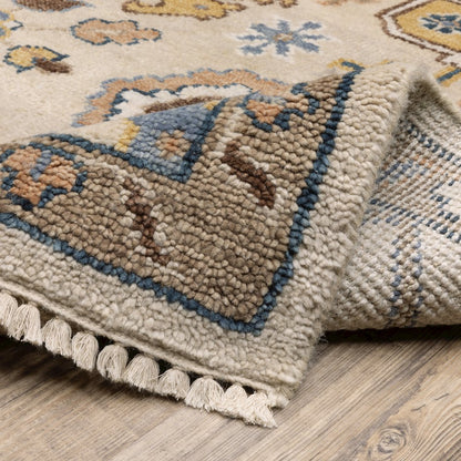 Majorca MAJ08 Ivory/ Multi Indoor Area Rug - 6' x 9'