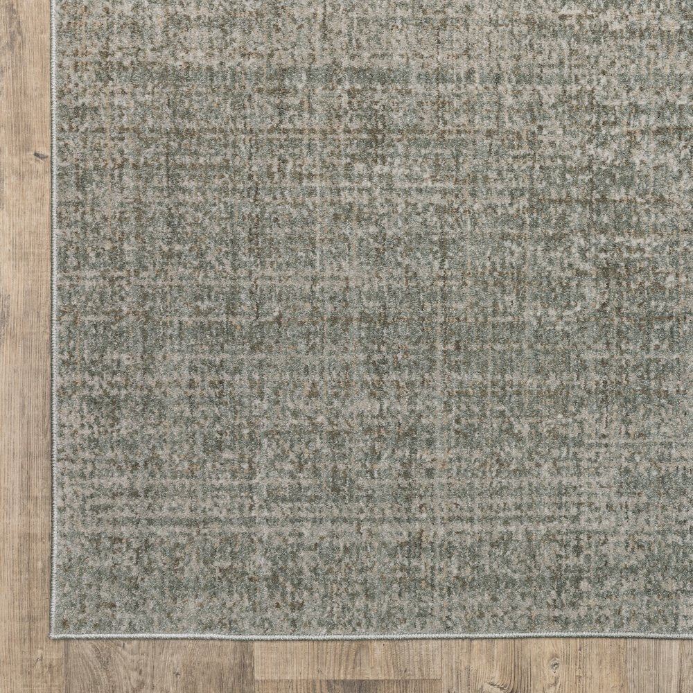 Mallory MAL01 Grey/ Blue Indoor Area Rug - 3'3" x 5'