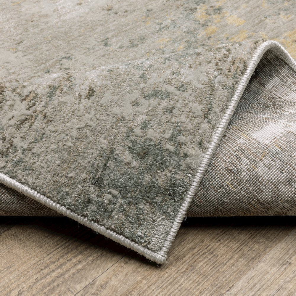 Mallory MAL02 Beige/ Yellow Indoor Area Rug - 6'7" x 9'6"