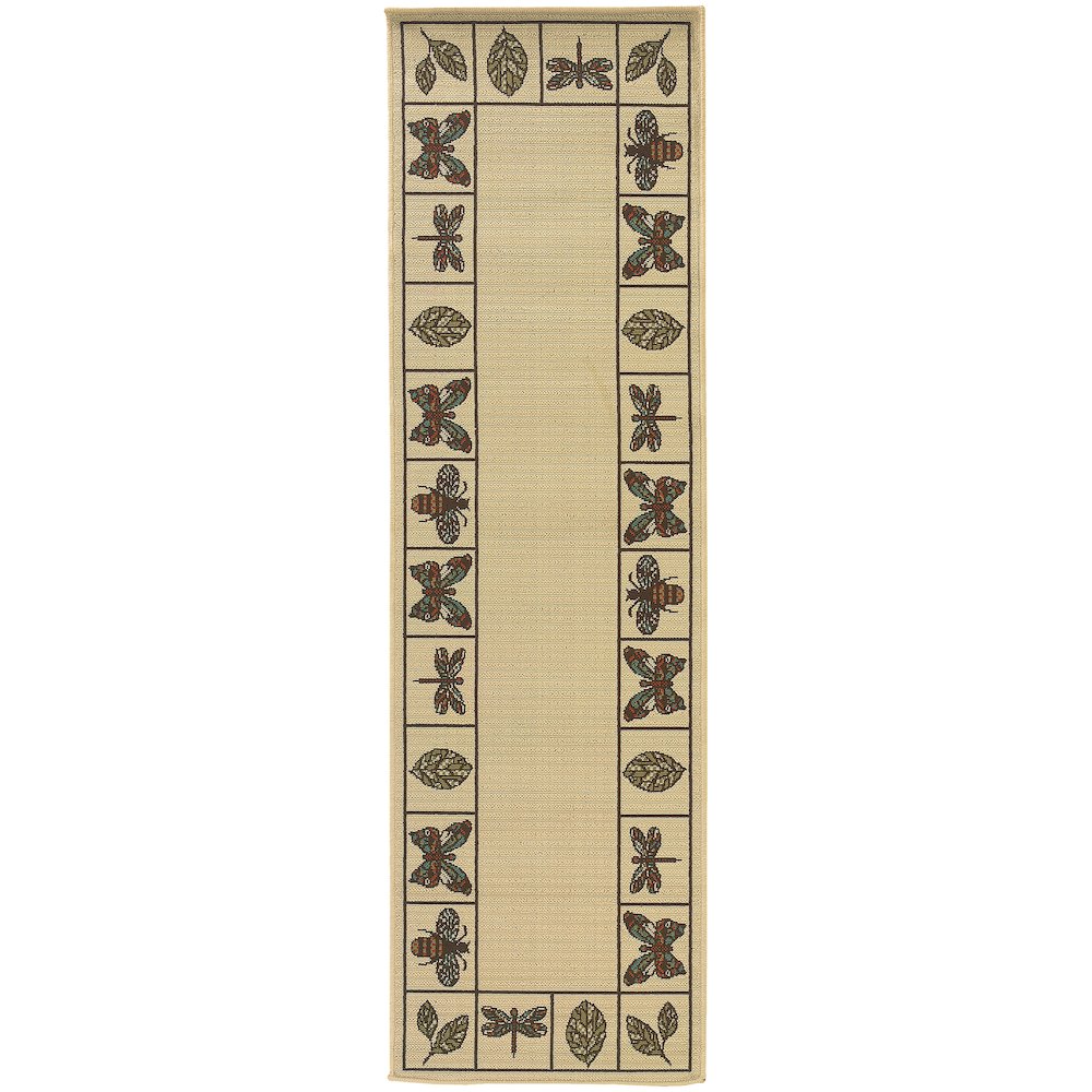 MONTEGO Ivory 2' 3 X  7' 6 Area Rug
