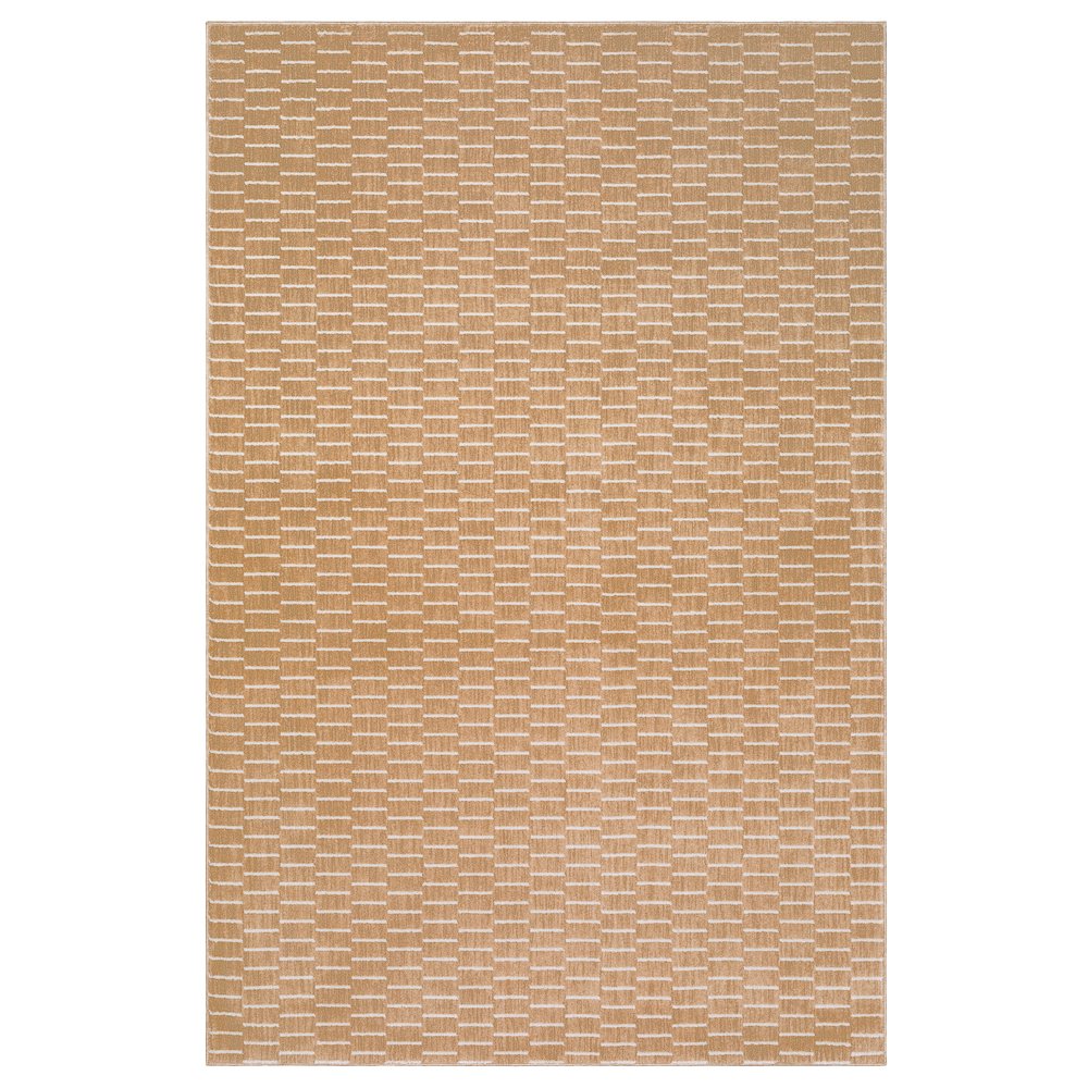 Oliver OLV04 Rust/ Beige Indoor Area Rug - 3'3" x 5'