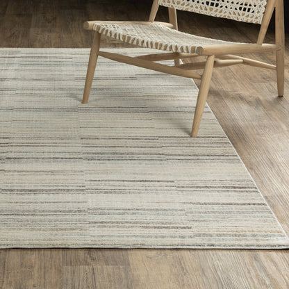 Oliver OLV05 Grey/Beige Indoor Area Rug - 3'3" x 5'