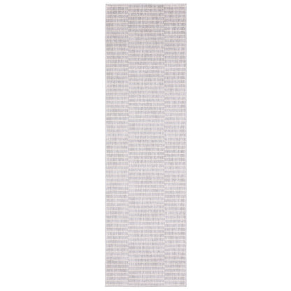 Oliver OLV08 Grey/ Beige Indoor Area Rug - 2'3" x 7'6"