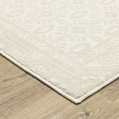 Raylan RAY09 Ivory/ Beige Indoor Area Rug - 3'3" x 5'