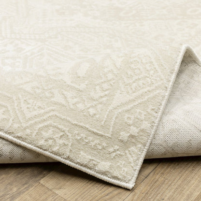 Raylan RAY09 Ivory/ Beige Indoor Area Rug - 3'3" x 5'