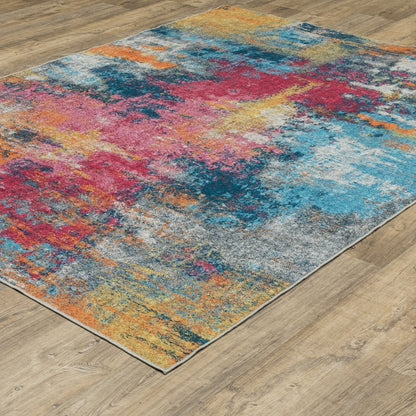 Sumter SUM11 Multi-colored Indoor Area Rug - 7'6" x 10'
