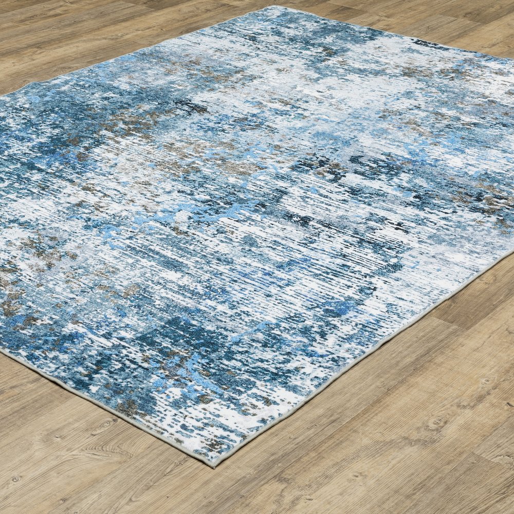 Sumter SUM14 Blue/ Ivory Indoor Area Rug - 2' x 3'