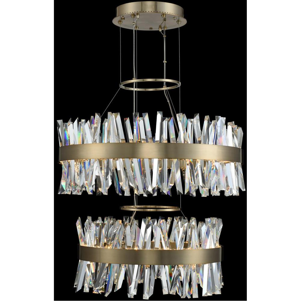 Glacier 2 Tier LED Pendant
