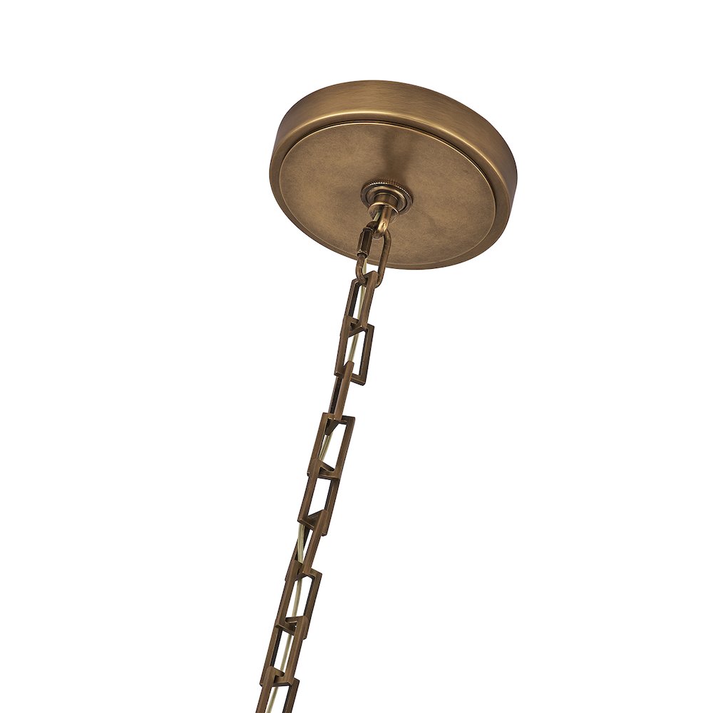 Bilancia 48-in (28-watt) LED True Brass Chandelier