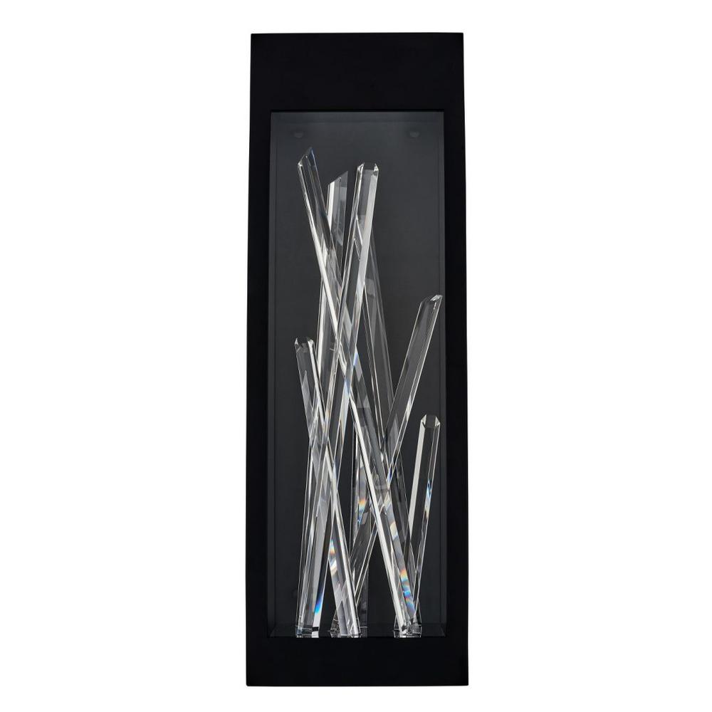 Arpione Esterno 24 in  Black Fluorocarbon Outdoor Wall Sconce
