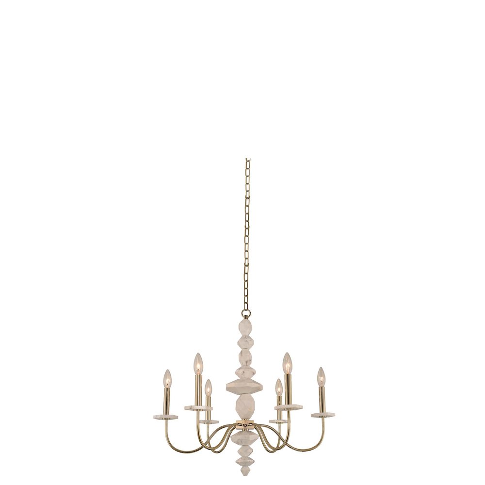 Carrara 6 Light Chandelier