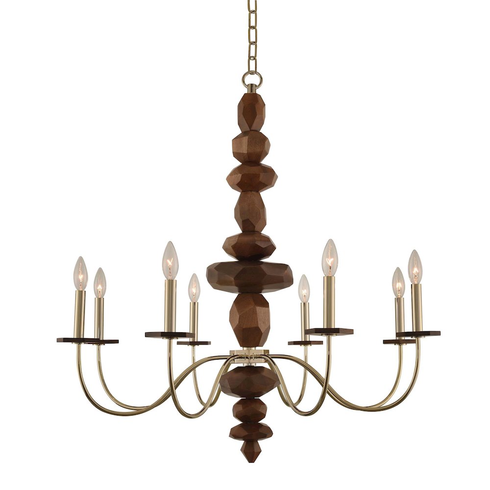 Lassen 8 Light Chandelier