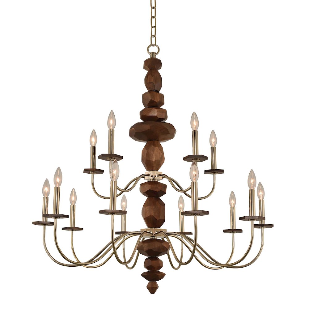 Lassen (10+5) Light 2 Tier Chandelier