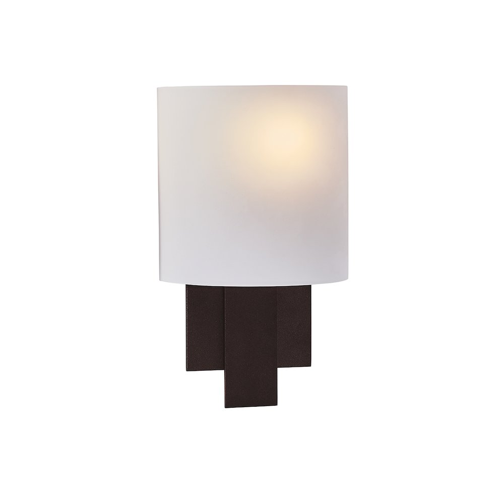 Espille 12.25-in 1 Light (60-watt) Bronze ADA Wall Sconce