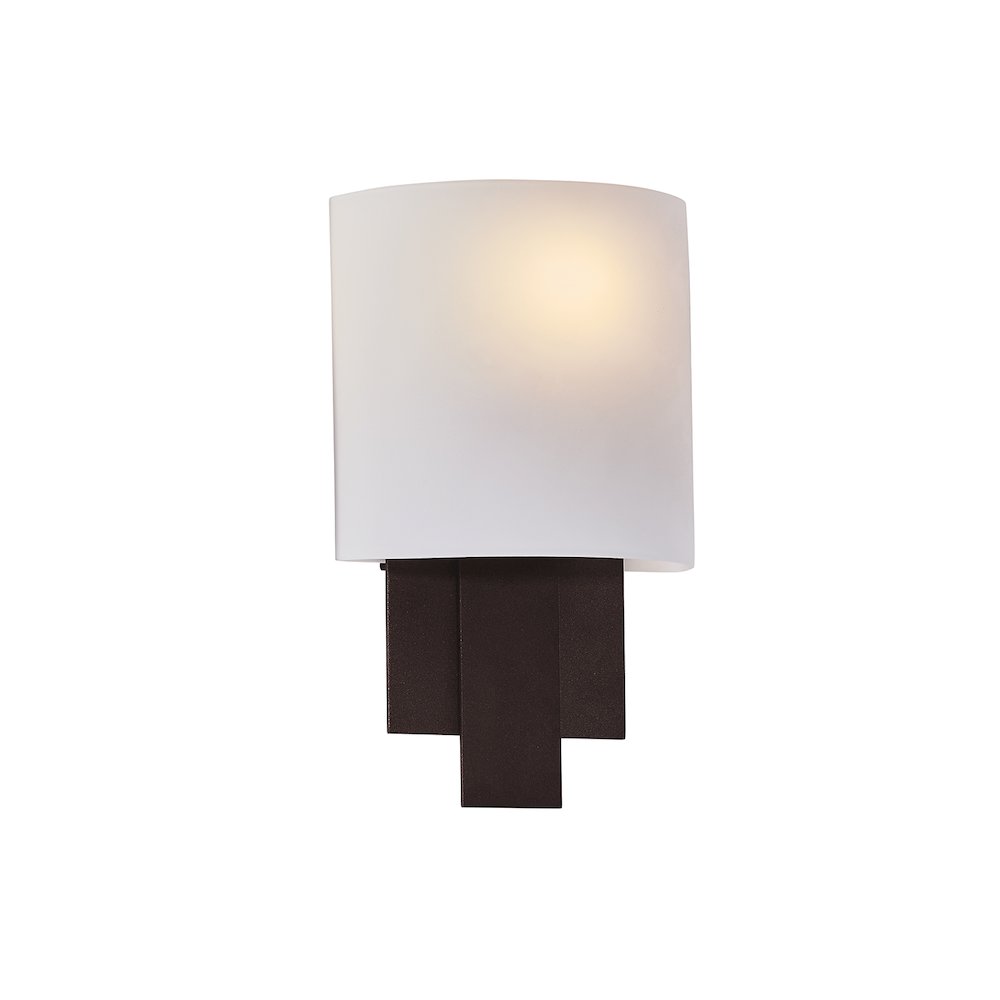 Espille 12.25-in 1 Light (60-watt) Bronze ADA Wall Sconce