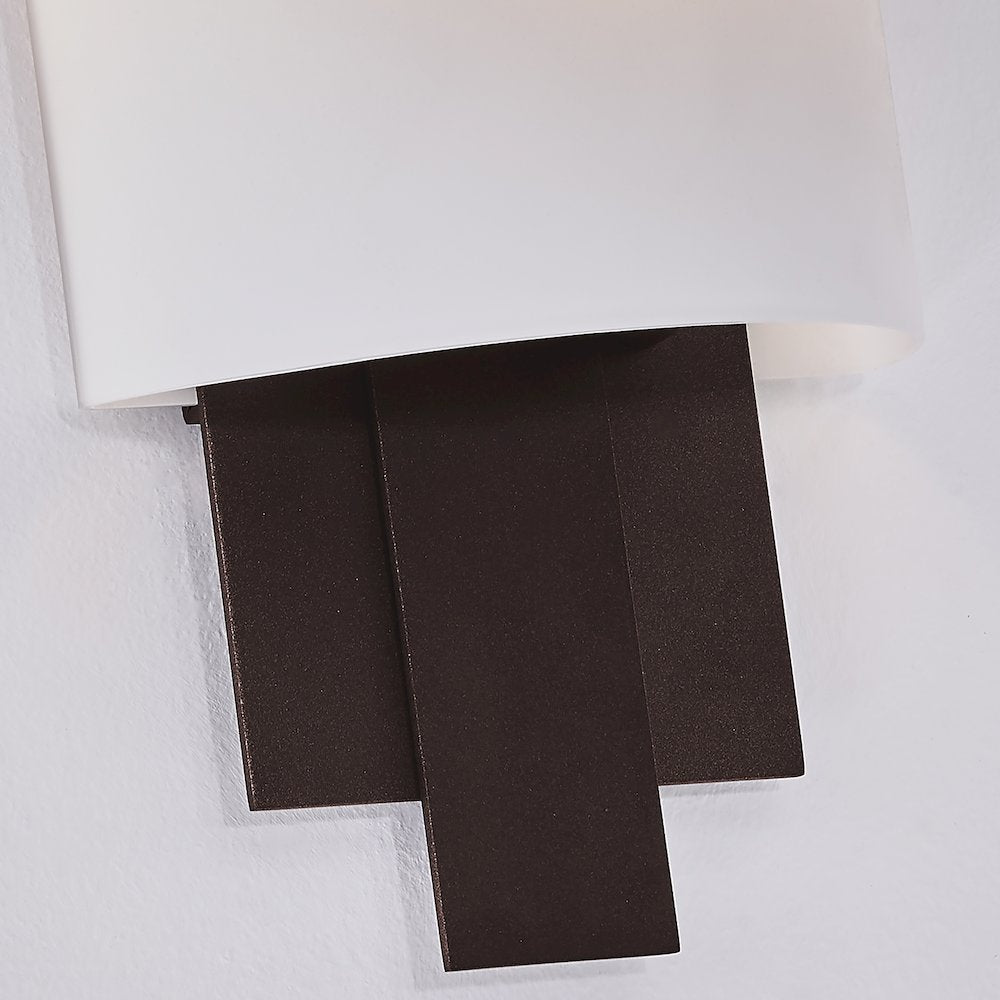 Espille 12.25-in 1 Light (60-watt) Bronze ADA Wall Sconce