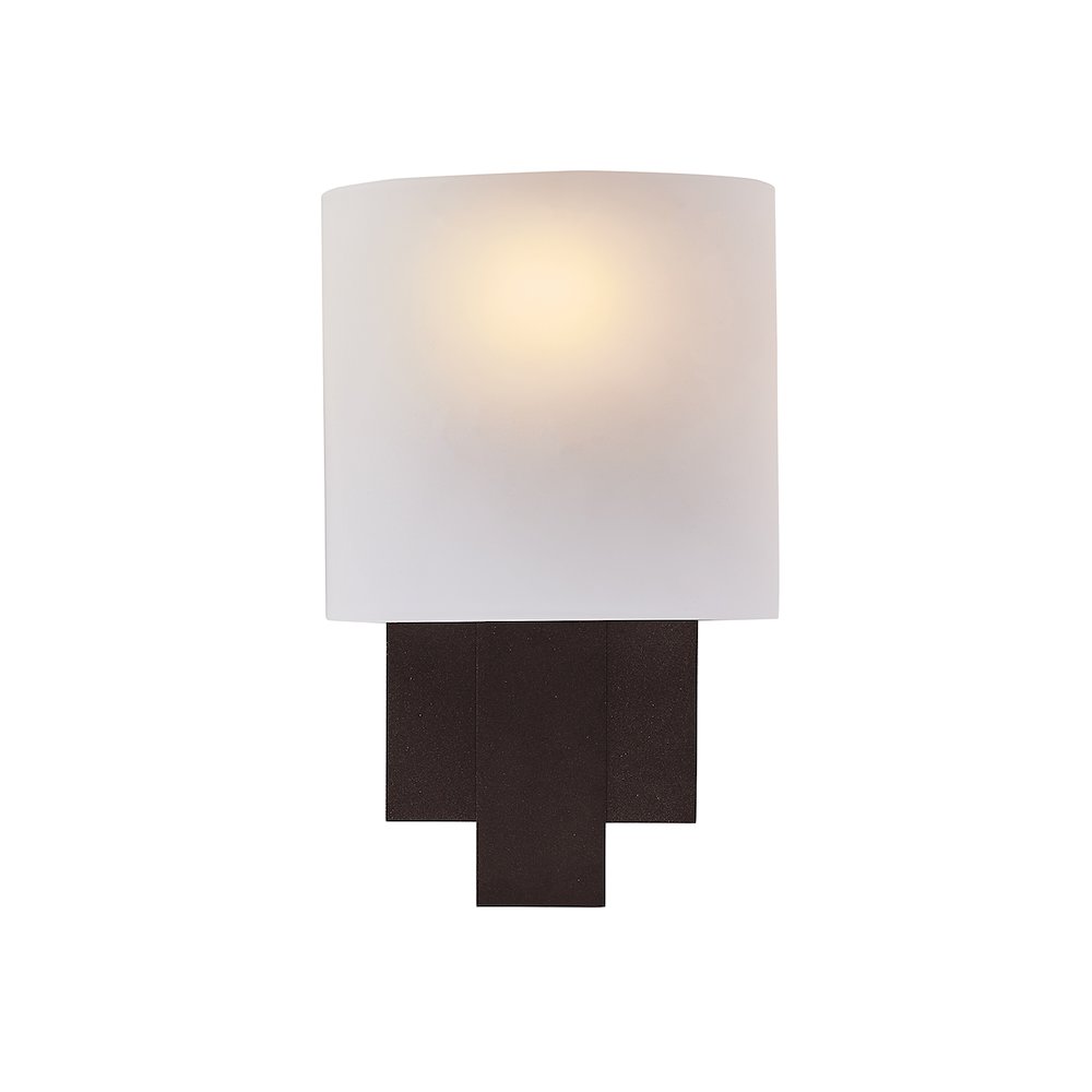 Espille 12.25-in 1 Light (60-watt) Bronze ADA Wall Sconce