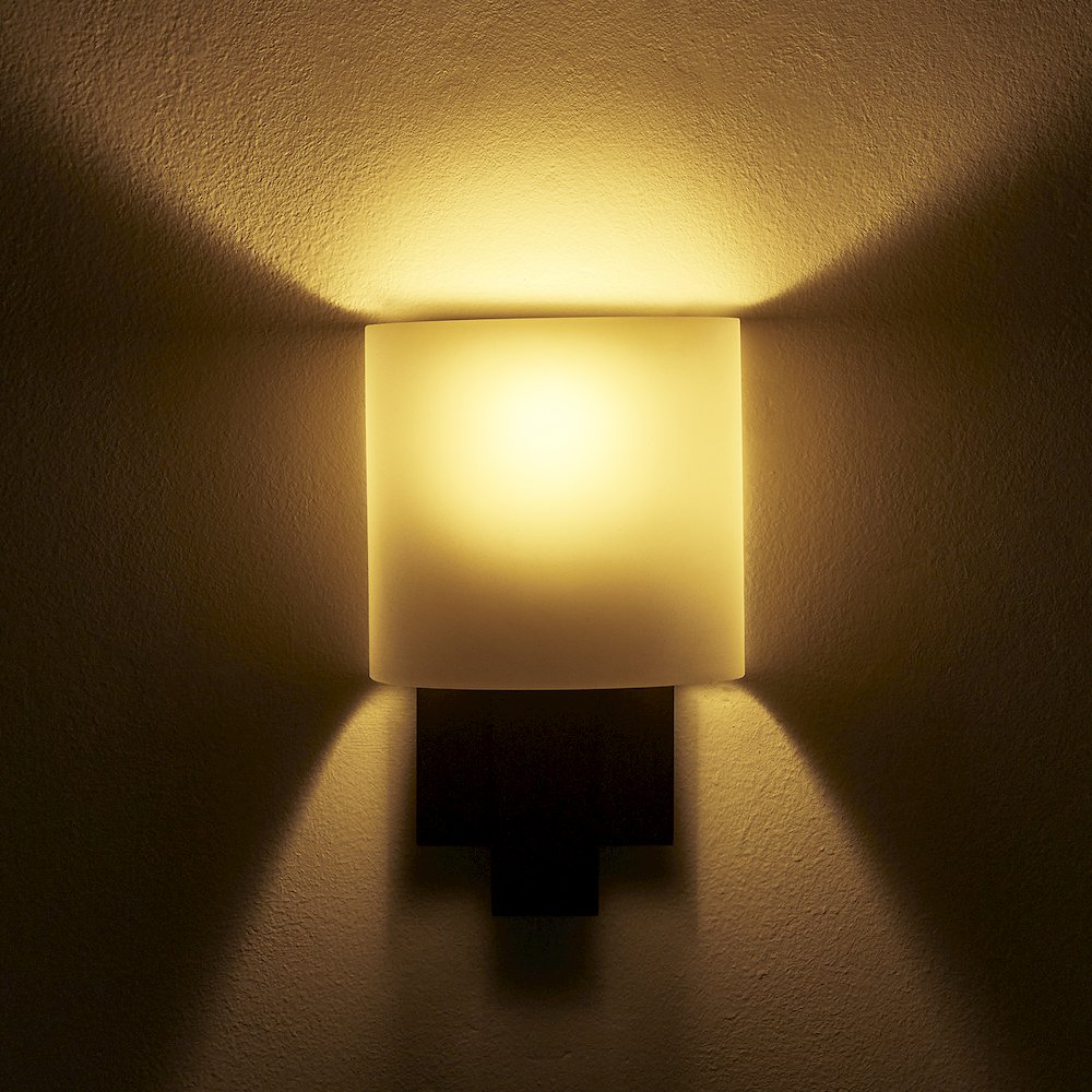 Espille 12.25-in 1 Light (60-watt) Bronze ADA Wall Sconce