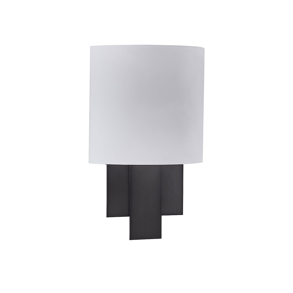 Espille 12.25-in 1 Light (60-watt) Satin Black Nickel ADA Wall Sconce