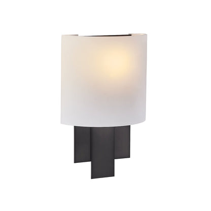 Espille 12.25-in 1 Light (60-watt) Satin Black Nickel ADA Wall Sconce