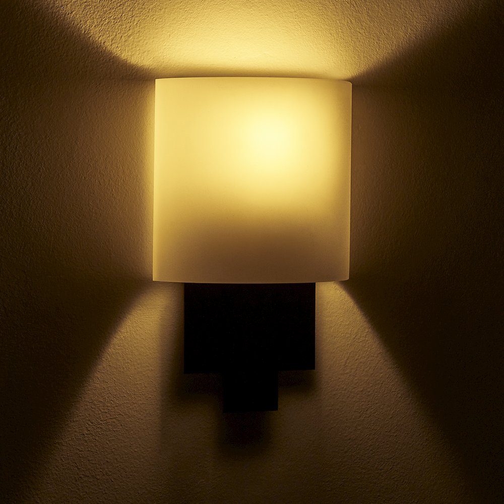 Espille 12.25-in 1 Light (60-watt) Satin Black Nickel ADA Wall Sconce