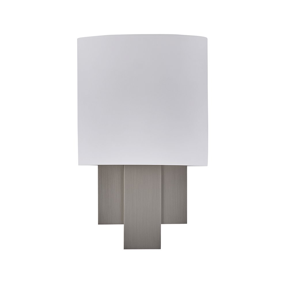 Espille 12.25-in 1 Light (60-watt) Satin Nickel ADA Wall Sconce