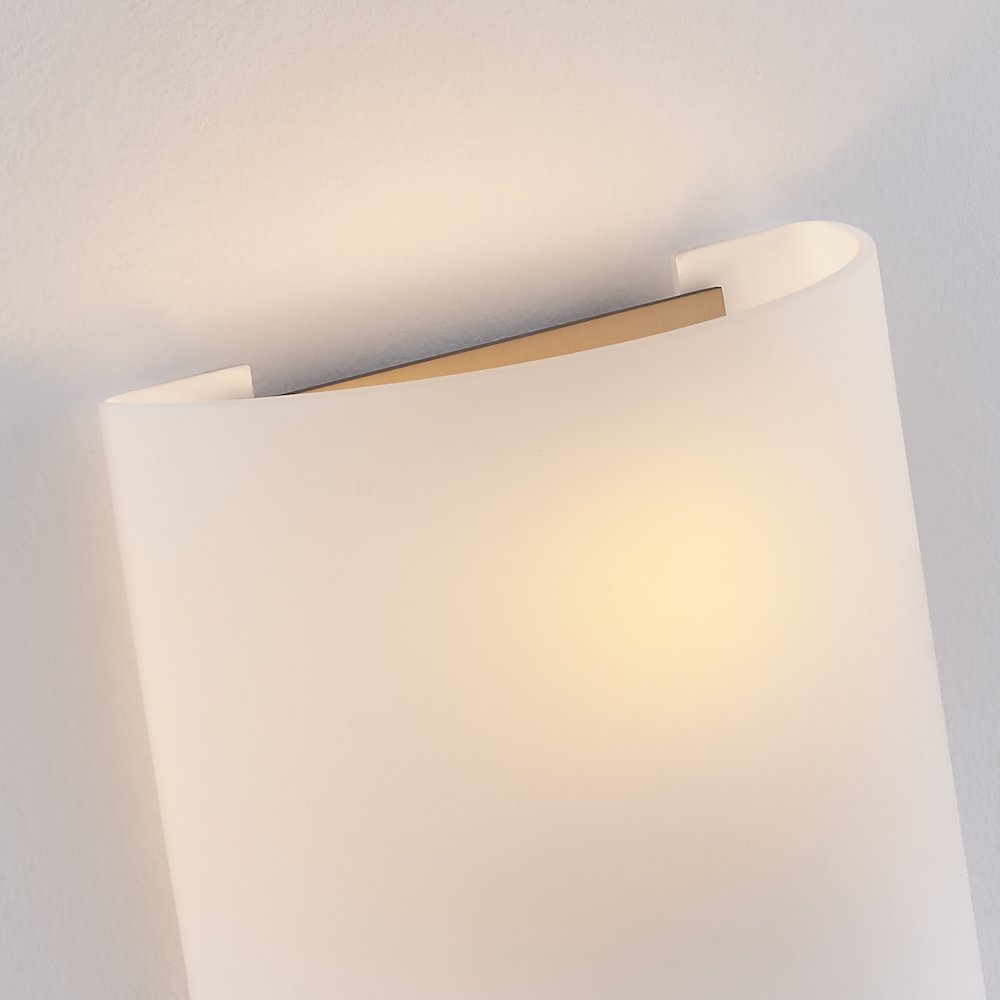 Espille 12.25-in 1 Light (60-watt) Satin Nickel ADA Wall Sconce