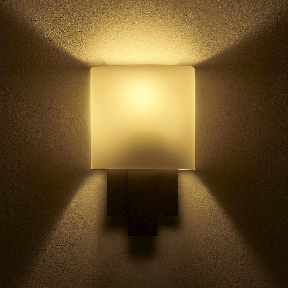 Espille 12.25-in 1 Light (60-watt) Satin Nickel ADA Wall Sconce