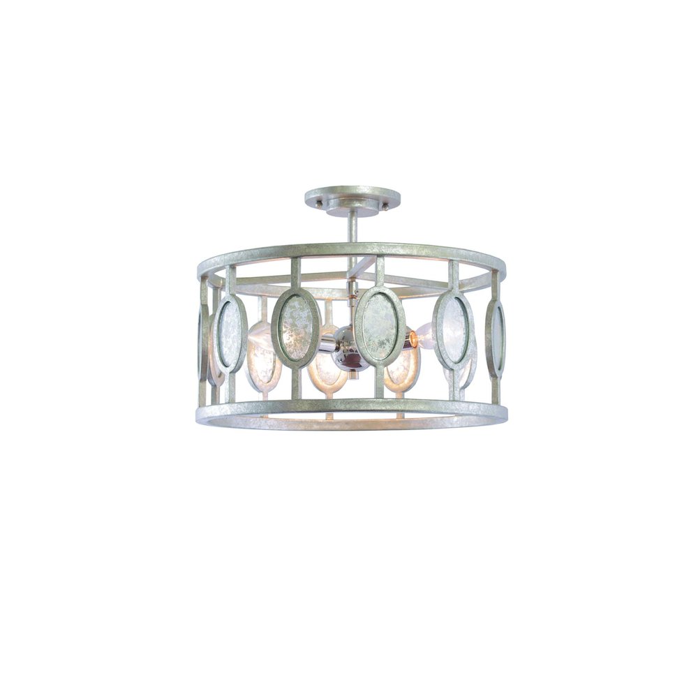 Palomar 3 Light Semi Flush Mount