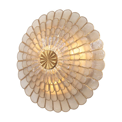 Samal 14-in 3 Light Socket Oxidized Gold Leaf Convertible Wall Sconce