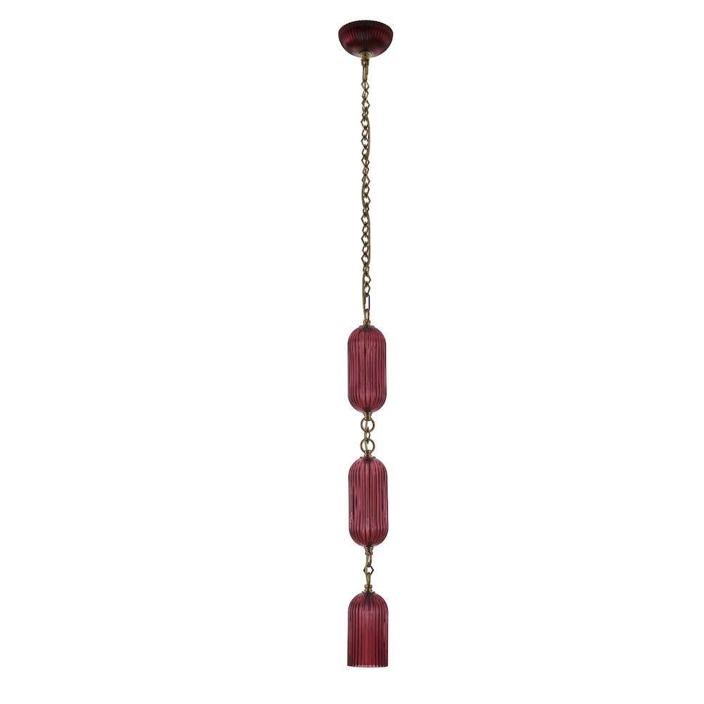 Verde 4-in 1 Light (40-watt) Satin Brass Pendant