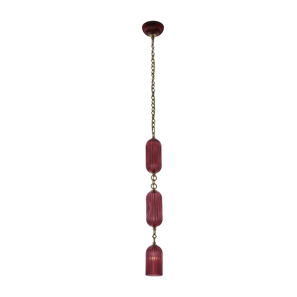 Verde 4-in 1 Light (40-watt) Satin Brass Pendant