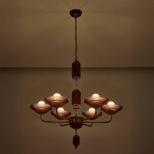 Verde 40-in 6 Light (40-watt) Satin Brass Chandelier