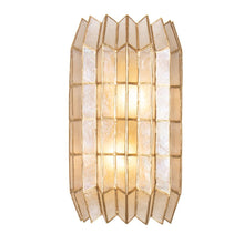 Fractal 8.5-in 2 Light (40-watt) Oxidized Gold Leaf Wall Sconce