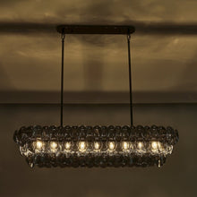 Uroko 49.5-in 9 Light (40-watt) Black Nickel Linear Pendant