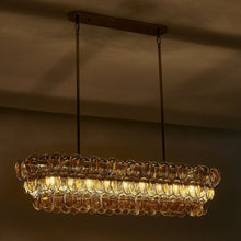 Uroko 49.5-in 9 Light (40-watt) Polished Winter Brass Linear Pendant