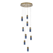 Kiriko 24-in (54-watt) LED Winter Brass Chandelier