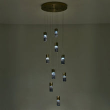 Kiriko 24-in (54-watt) LED Winter Brass Chandelier