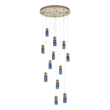 Kiriko 30-in (72-watt) LED Winter Brass Chandelier