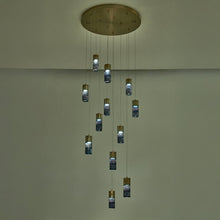 Kiriko 30-in (72-watt) LED Winter Brass Chandelier