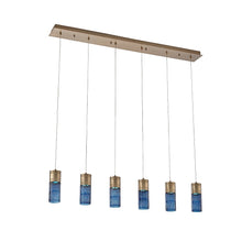 Kiriko 48-in (36-watt) LED Winter Brass Linear Pendant
