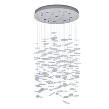 Spettro 36-in 13 Light (50-watt) Chrome Chandelier