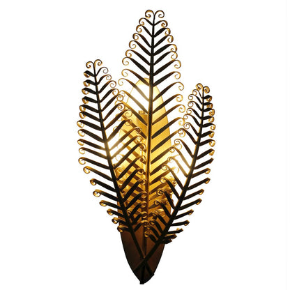 Fern 11.5-in 3 Light (40-watt) Modern Gold Wall Sconce