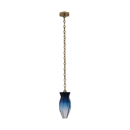 Bolsa 6.5-in 1 Light (40-watt) Winter Brass Pendant